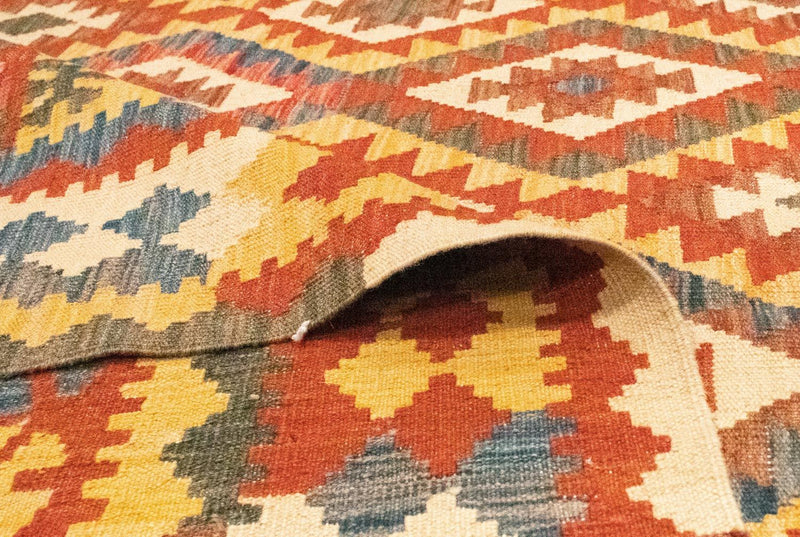 Kelim Carpet - orientalisk matta - 287 x 201 cm - brun