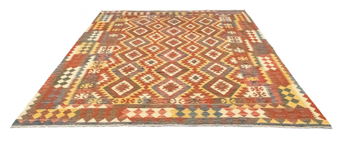 Kelim Carpet - orientalisk matta - 287 x 201 cm - brun