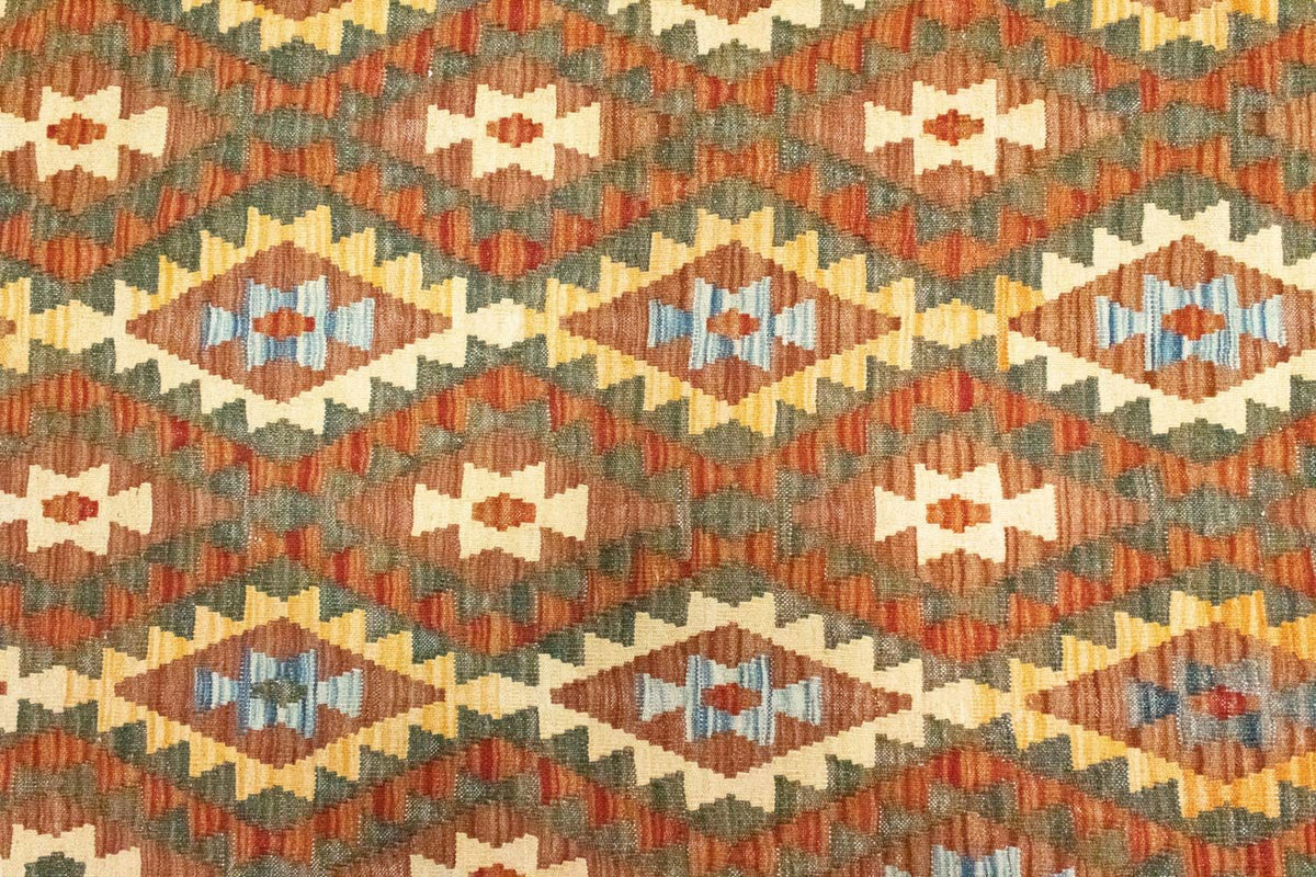 Kelim Carpet - orientalisk matta - 295 x 202 cm - brun