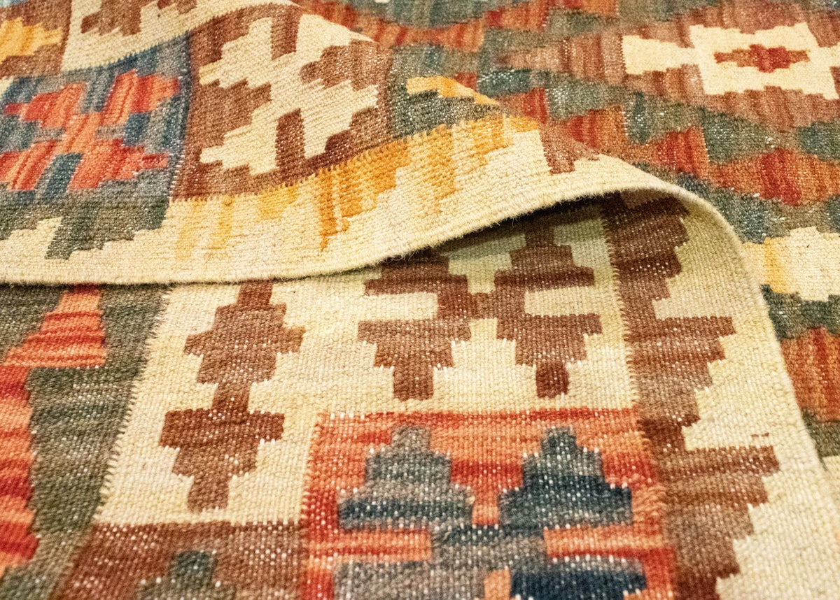 Kelim Carpet - orientalisk matta - 295 x 202 cm - brun