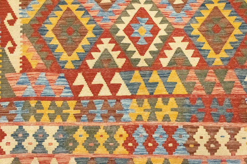 Kelim Carpet - orientalisk matta - 300 x 207 cm - brun