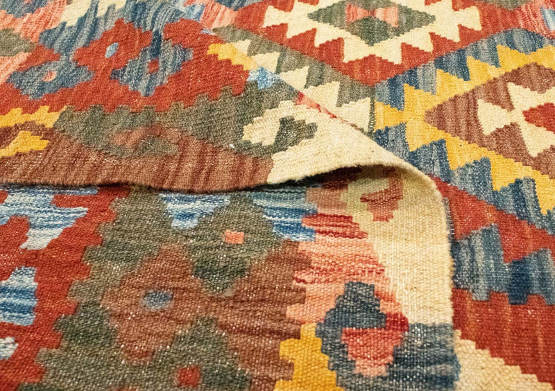 Kelim Carpet - orientalisk matta - 300 x 207 cm - brun