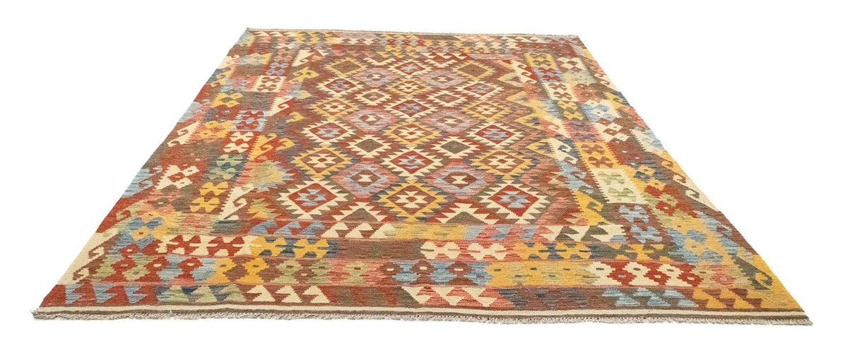 Kelim Carpet - orientalisk matta - 300 x 207 cm - brun