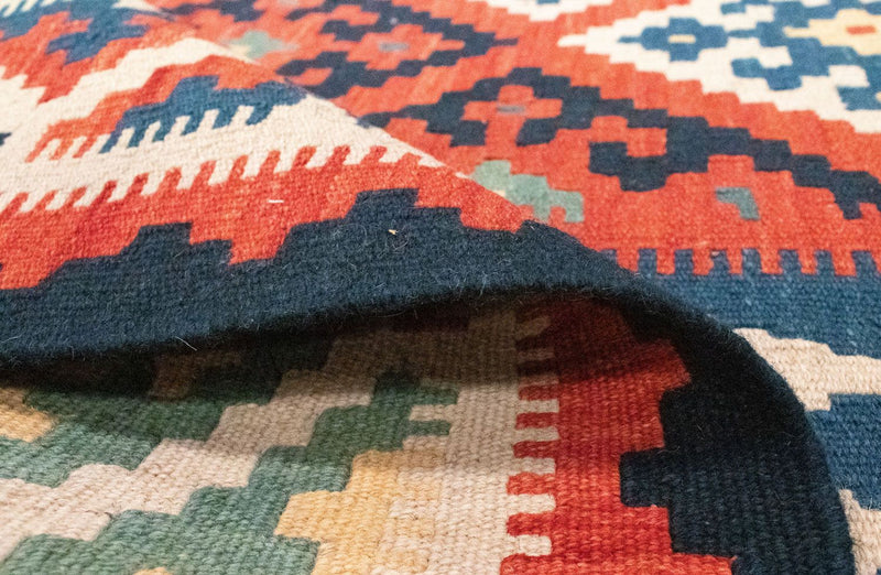 Kelim Carpet - orientalisk matta - 297 x 202 cm - orange