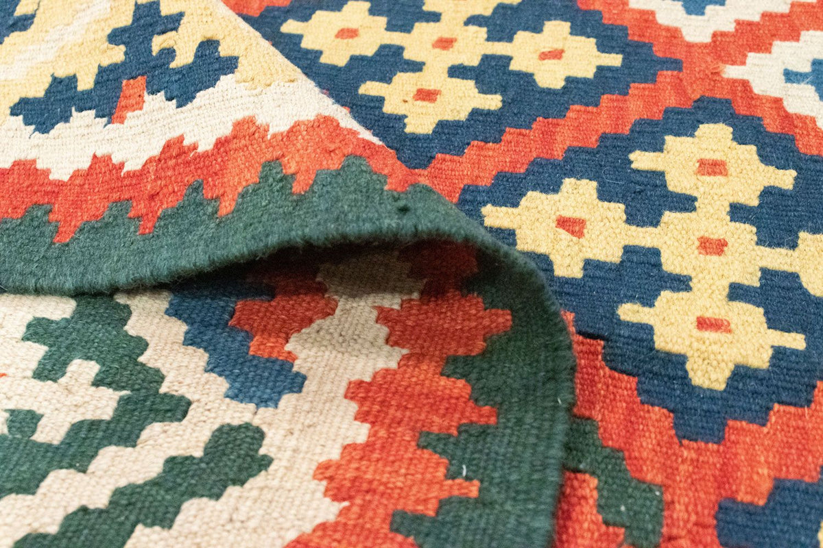 Kelim Carpet - orientalisk matta - 300 x 208 cm - orange