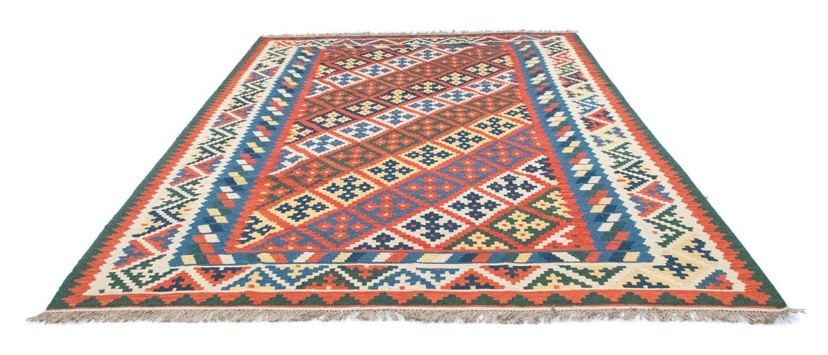 Kelim Carpet - orientalisk matta - 300 x 208 cm - orange