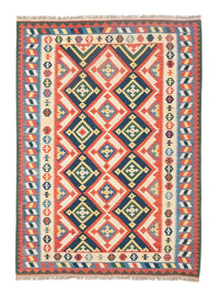 Kelim Carpet - orientalisk matta - 300 x 205 cm - orange