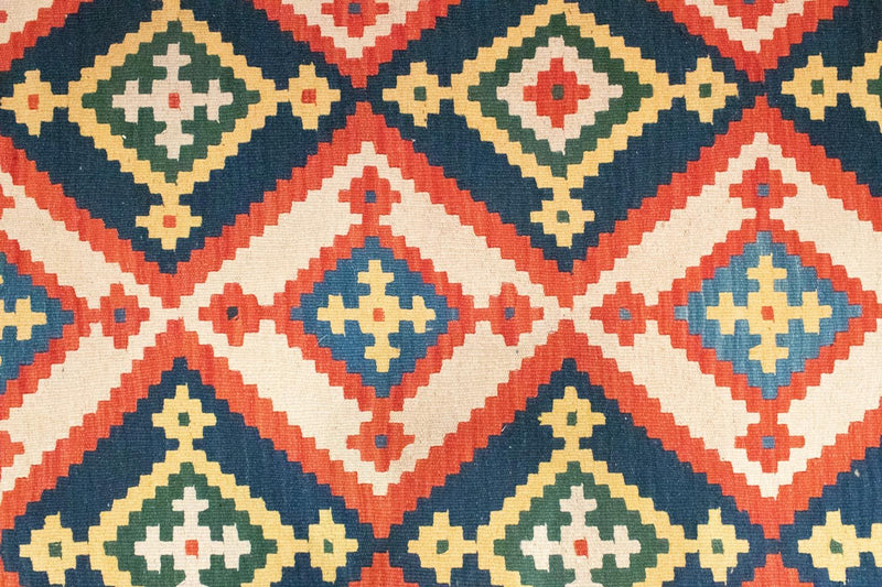 Kelim Carpet - orientalisk matta - 300 x 205 cm - orange