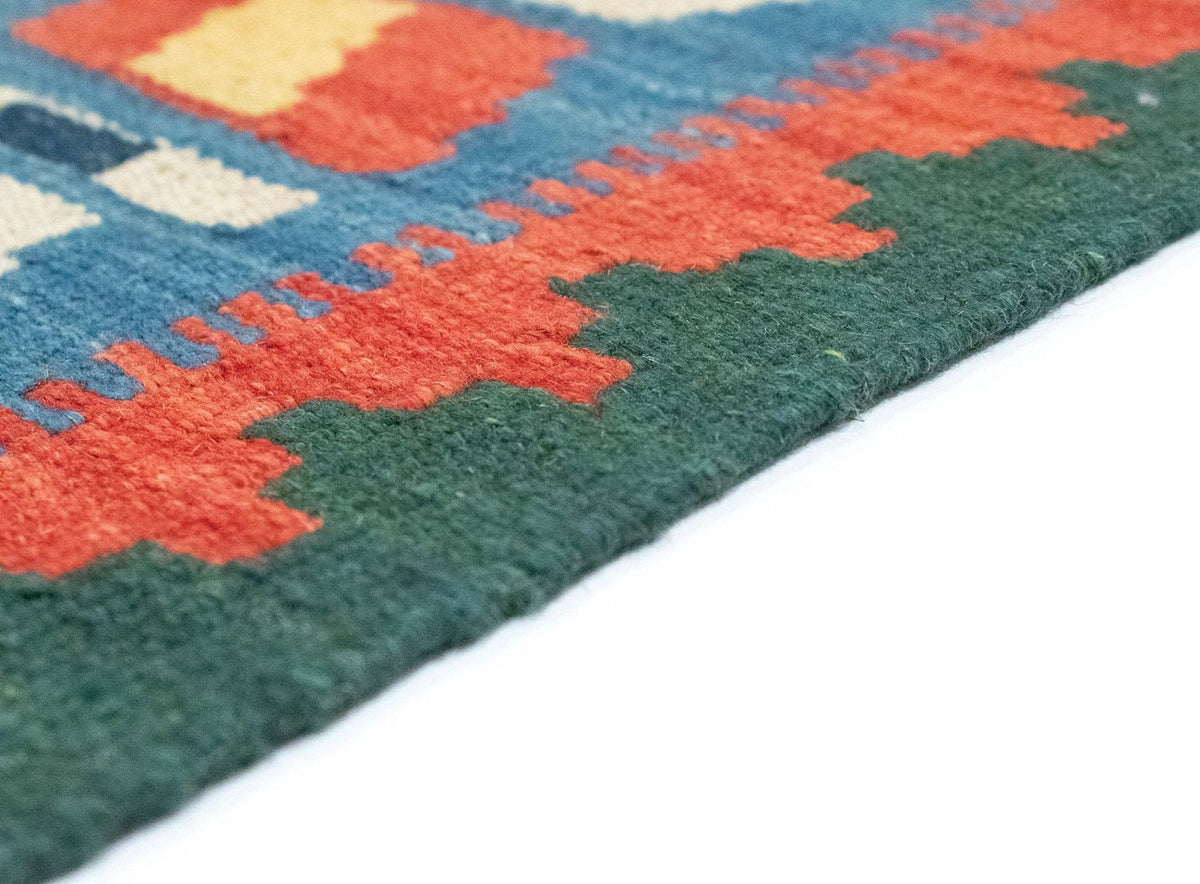 Kelim Carpet - orientalisk matta - 300 x 205 cm - orange