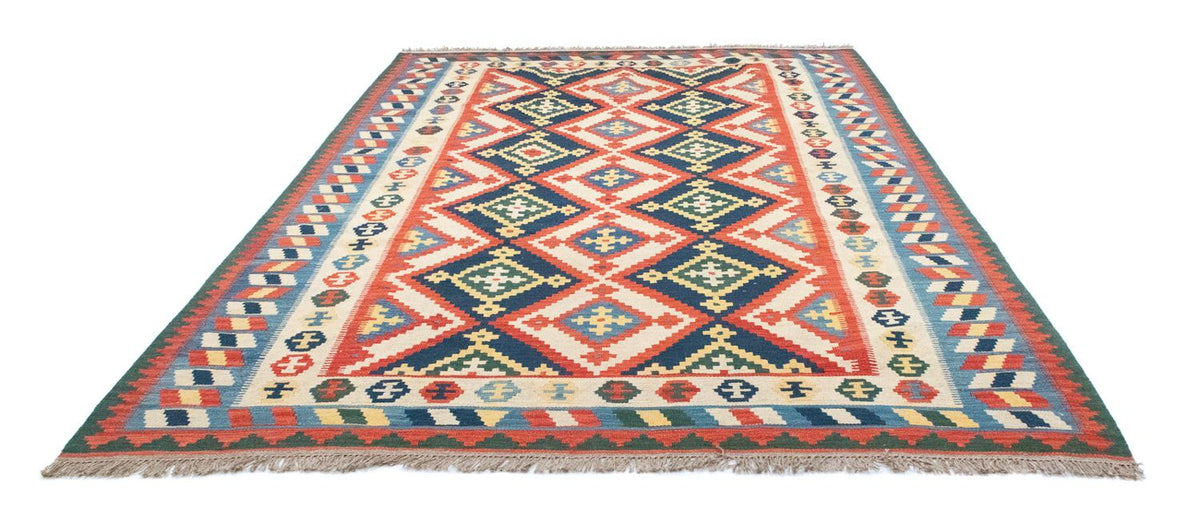 Kelim Carpet - orientalisk matta - 300 x 205 cm - orange