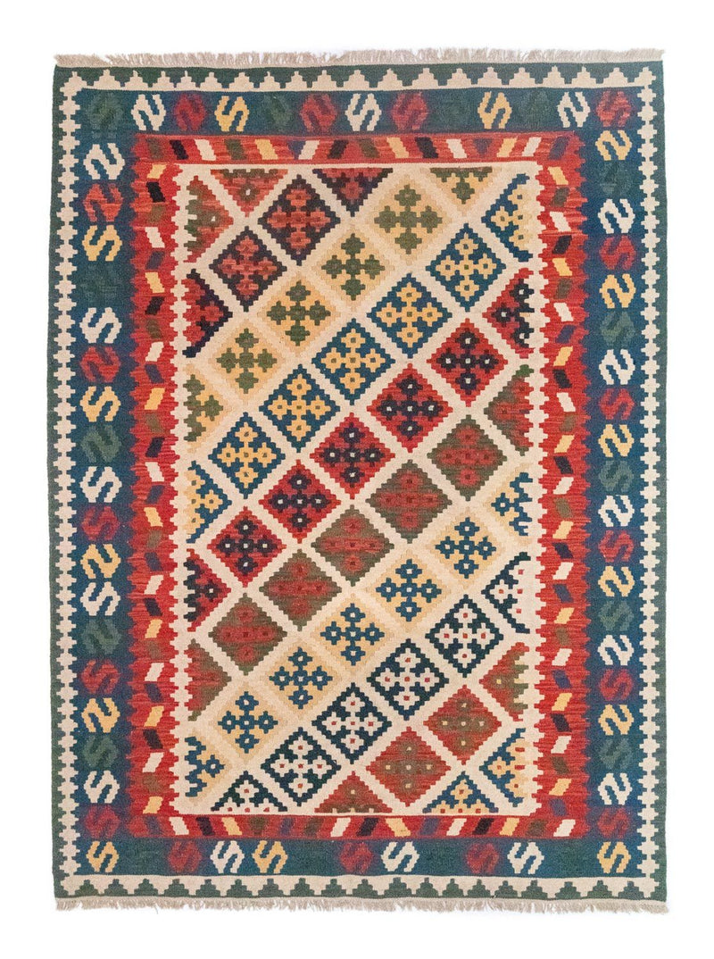 Kelim Carpet - orientalisk matta - 290 x 203 cm - flerfärgad