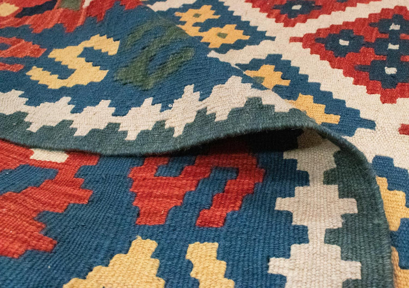 Kelim Carpet - orientalisk matta - 290 x 203 cm - flerfärgad