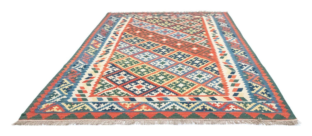 Kelim Carpet - orientalisk matta - 297 x 207 cm - orange