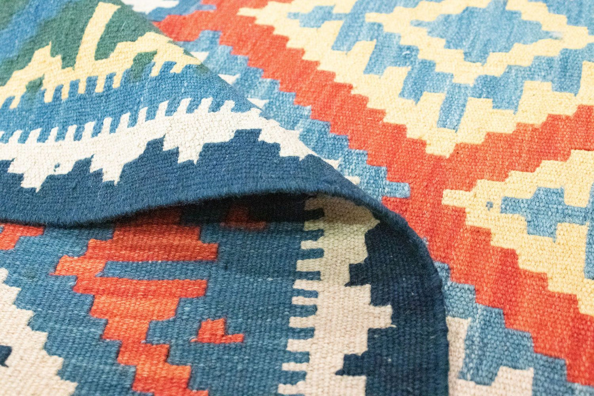 Kelim Carpet - orientalisk matta - 300 x 208 cm - orange