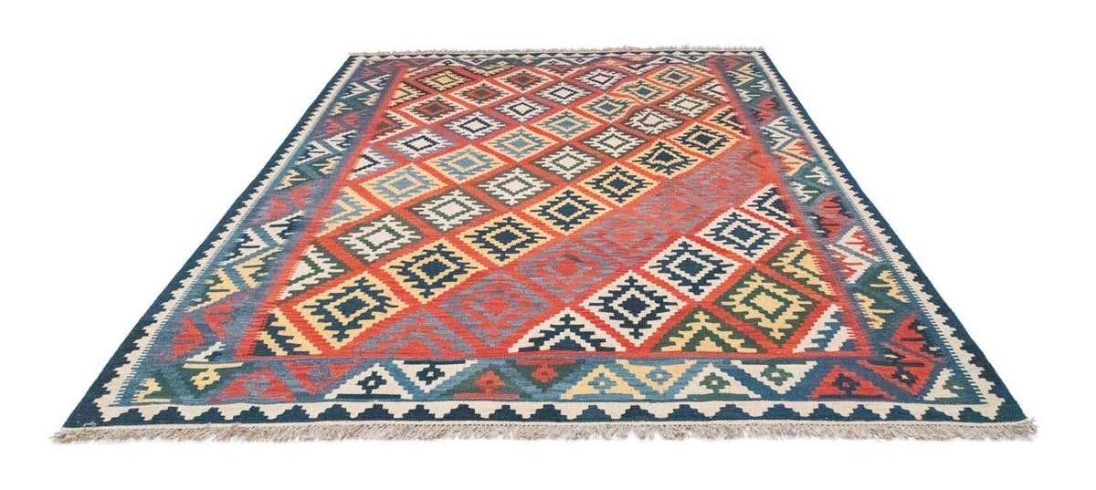 Kelim Carpet - orientalisk matta - 300 x 208 cm - orange