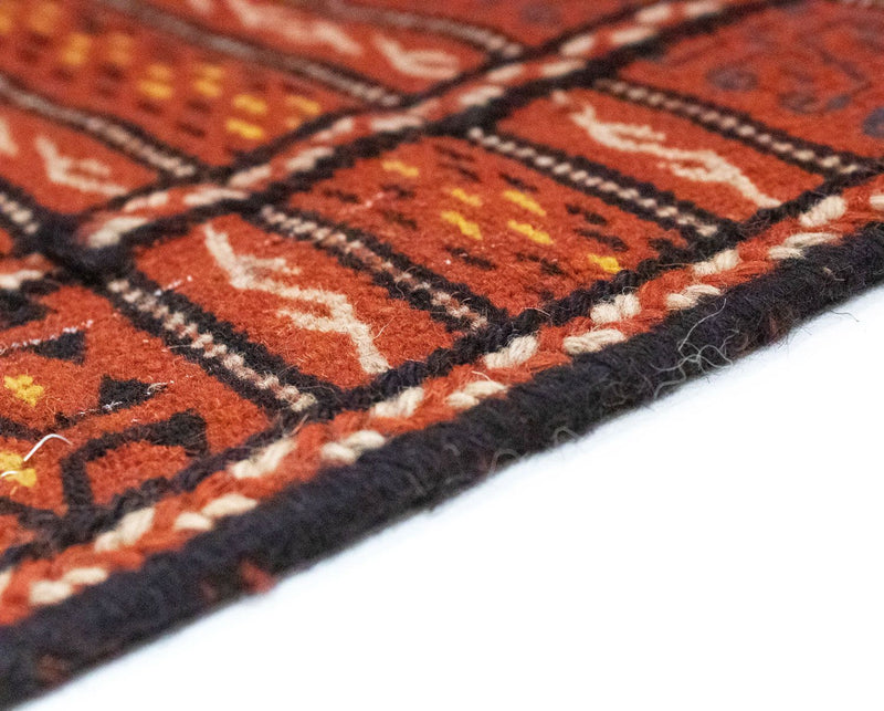 Kelim Carpet - orientalisk matta - 235 x 165 cm - orange
