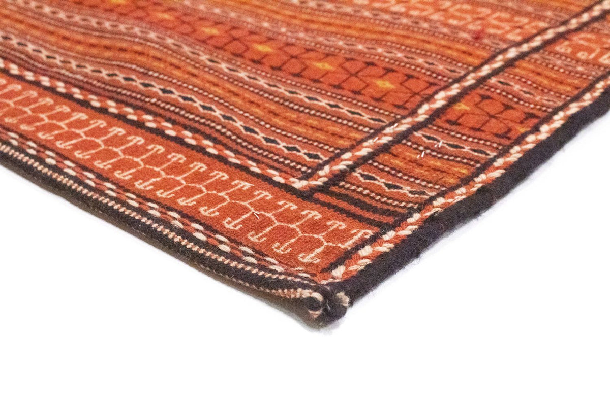 Kelim Carpet - orientalisk matta - 244 x 173 cm - orange