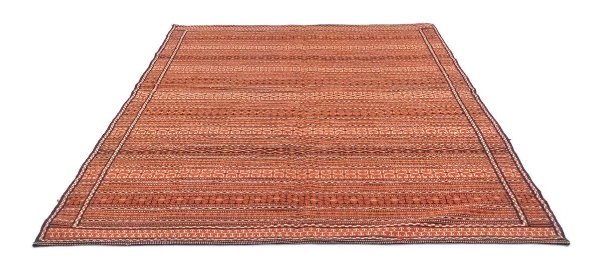 Kelim Carpet - orientalisk matta - 244 x 173 cm - orange
