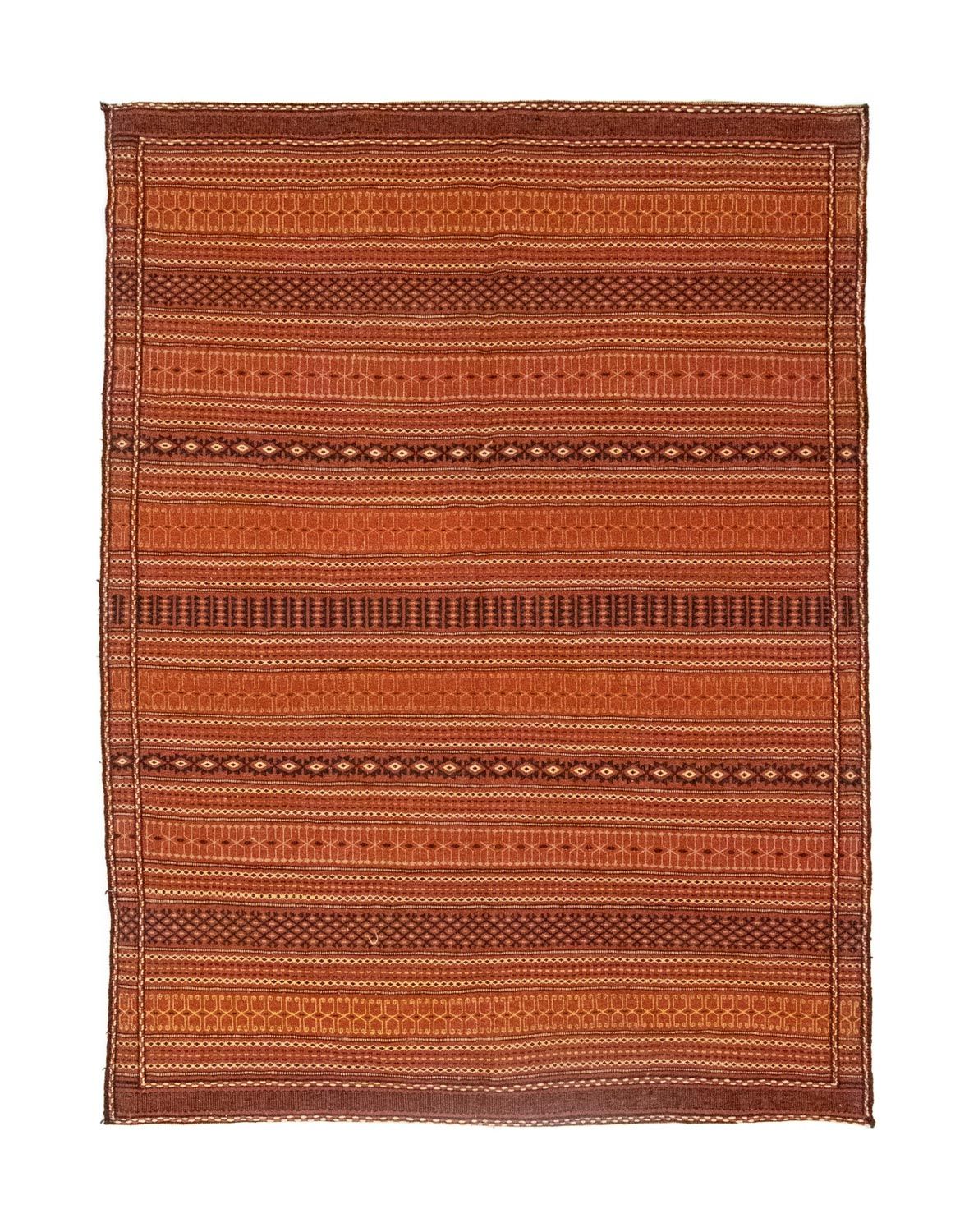 Kelim Carpet - orientalisk matta - 232 x 173 cm - orange
