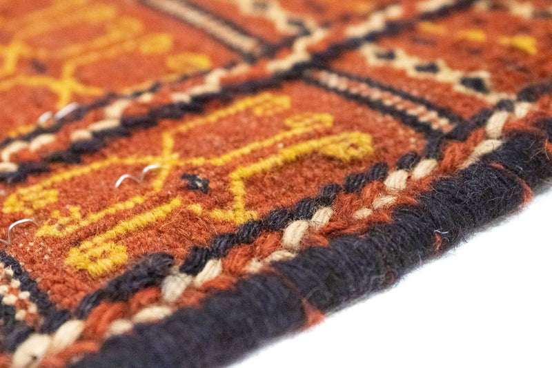 Kelim Carpet - orientalisk matta - 232 x 173 cm - orange