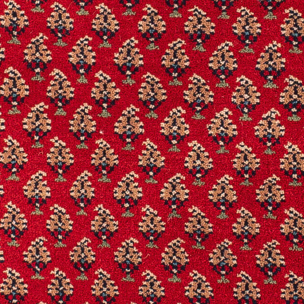 Orientalisk matta - Mir - Indus - 90 x 60 cm - mörkröd