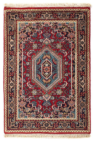 Orientaliska mattor - Bijar - Indus - 90 x 60 cm - mörkröd