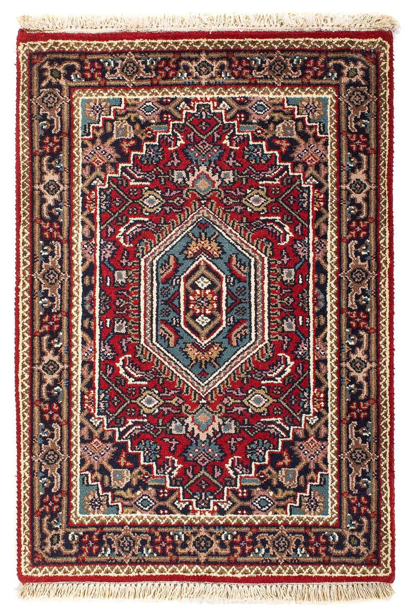 Orientaliska mattor - Bijar - Indus - 90 x 60 cm - mörkröd