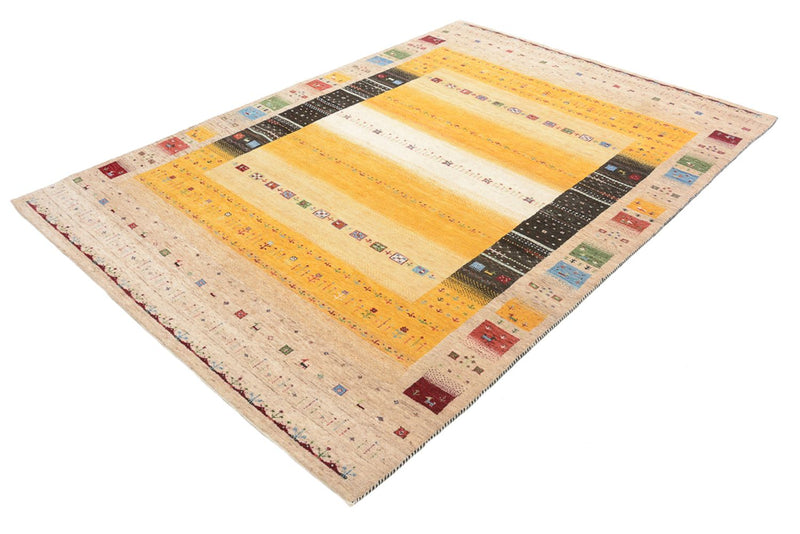 Gabbeh-mattan - Loribaft Indus - 245 x 173 cm - flerfärgad