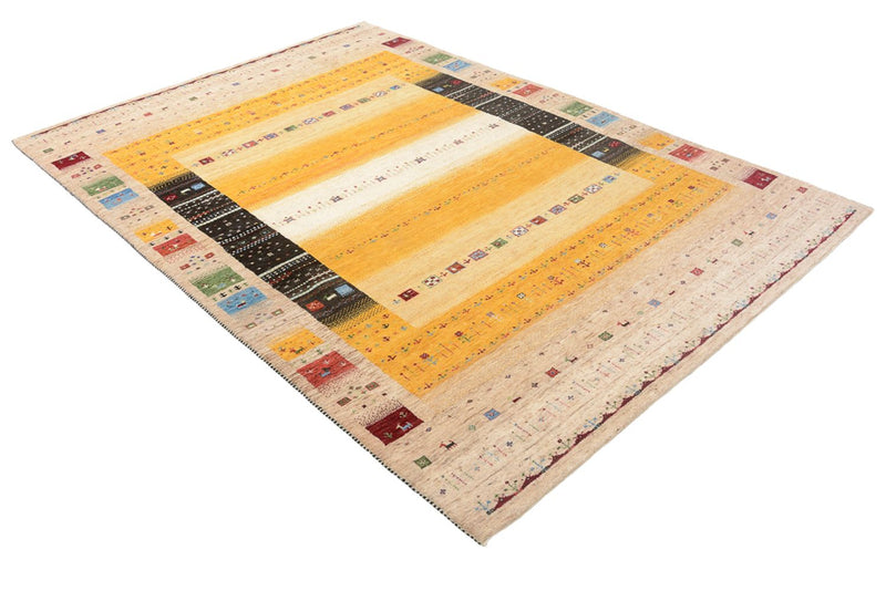 Gabbeh-mattan - Loribaft Indus - 245 x 173 cm - flerfärgad