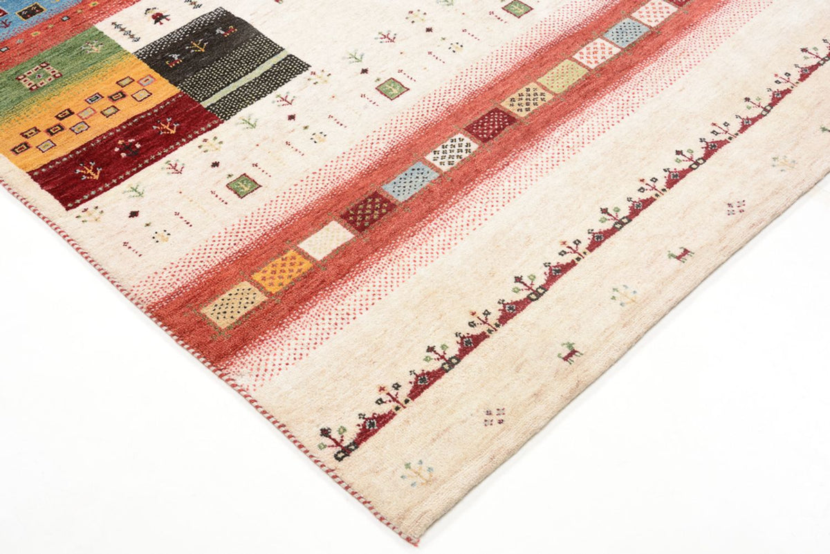 Gabbeh-mattan - Loribaft Indus - 240 x 171 cm - flerfärgad