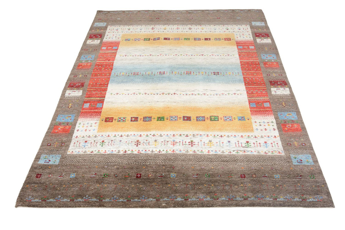 Gabbeh-mattan - Loribaft Indus - 203 x 146 cm - flerfärgad