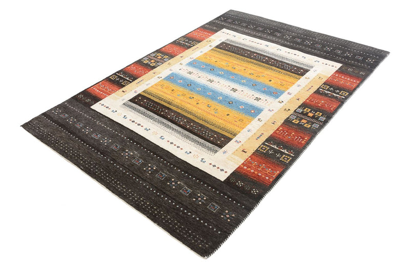 Gabbeh-mattan - Loribaft Indus - 212 x 143 cm - flerfärgad