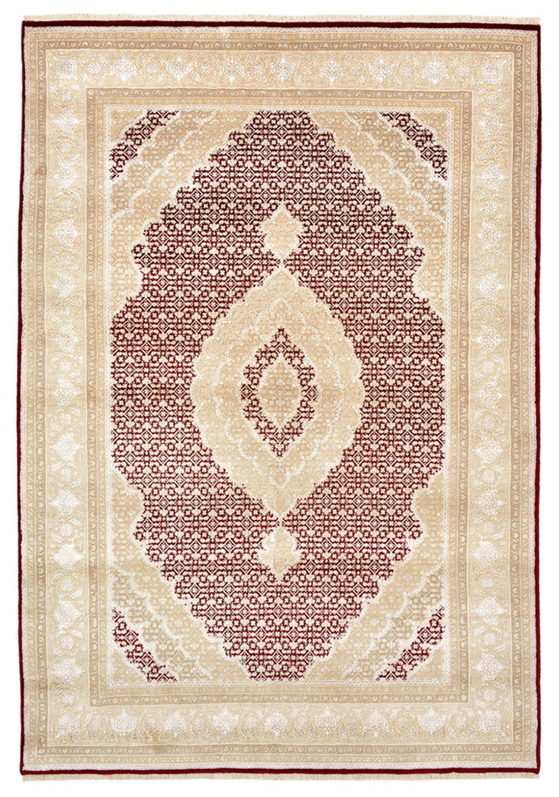 Orientaliska mattor - Tabriz - 243 x 167 cm - grädde