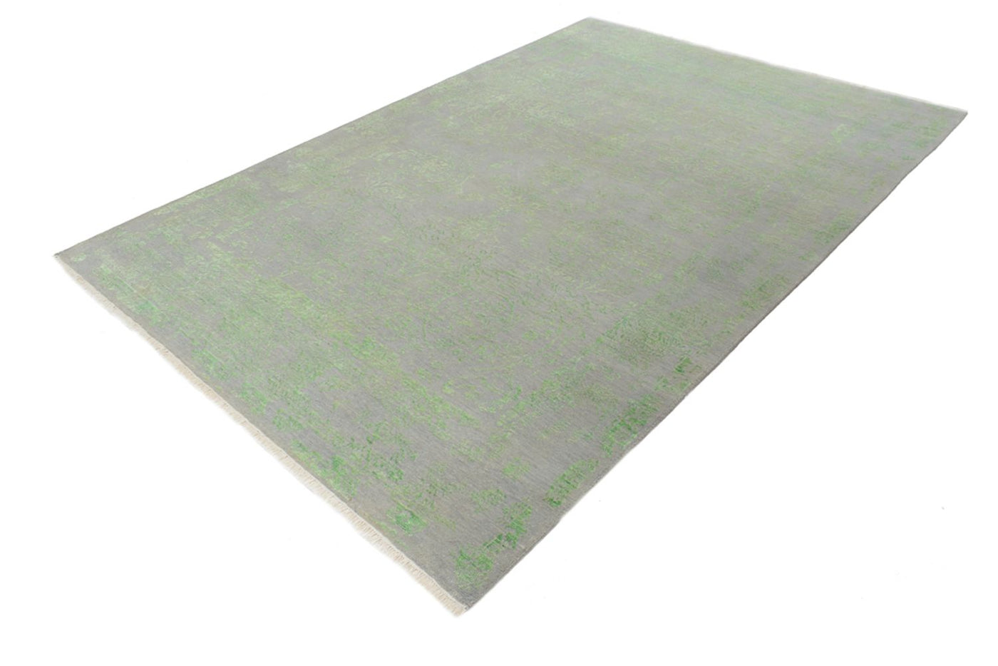 Designermatta - 259 x 183 cm - ljusgrön