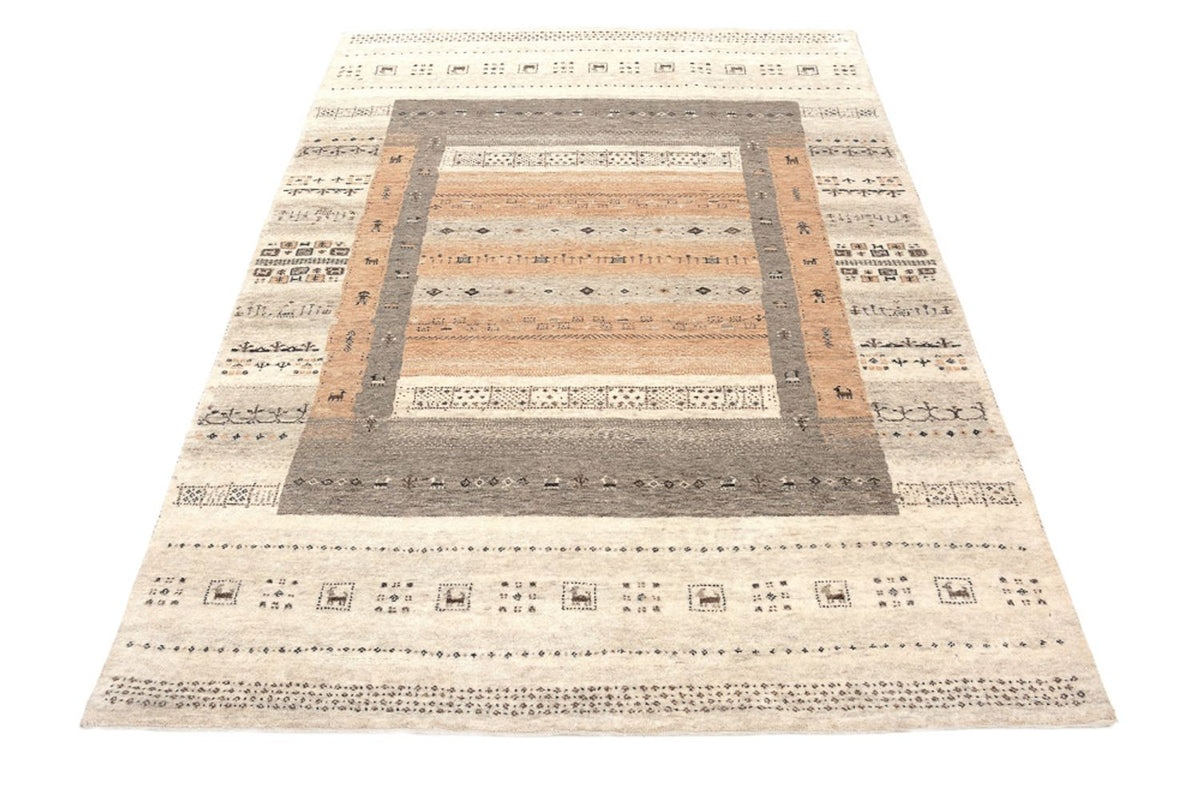 Gabbeh-mattan - Loribaft Indus - 299 x 205 cm - mörk beige