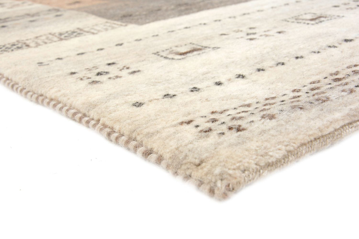 Gabbeh-mattan - Loribaft Indus - 299 x 205 cm - mörk beige