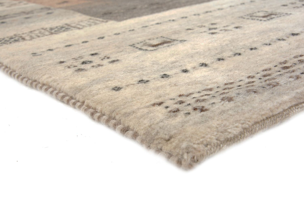 Gabbeh-mattan - Loribaft Indus - 302 x 248 cm - mörk beige