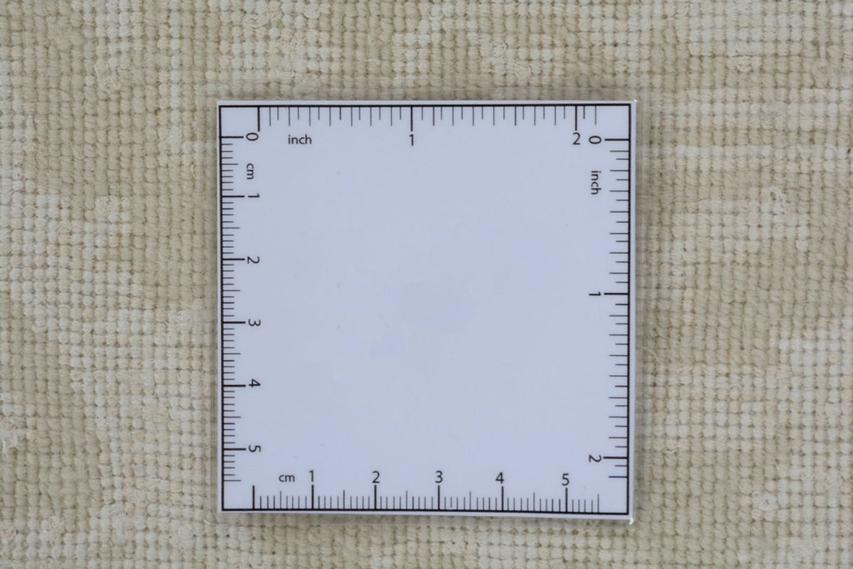 Designermatta - 242 x 170 cm - vit