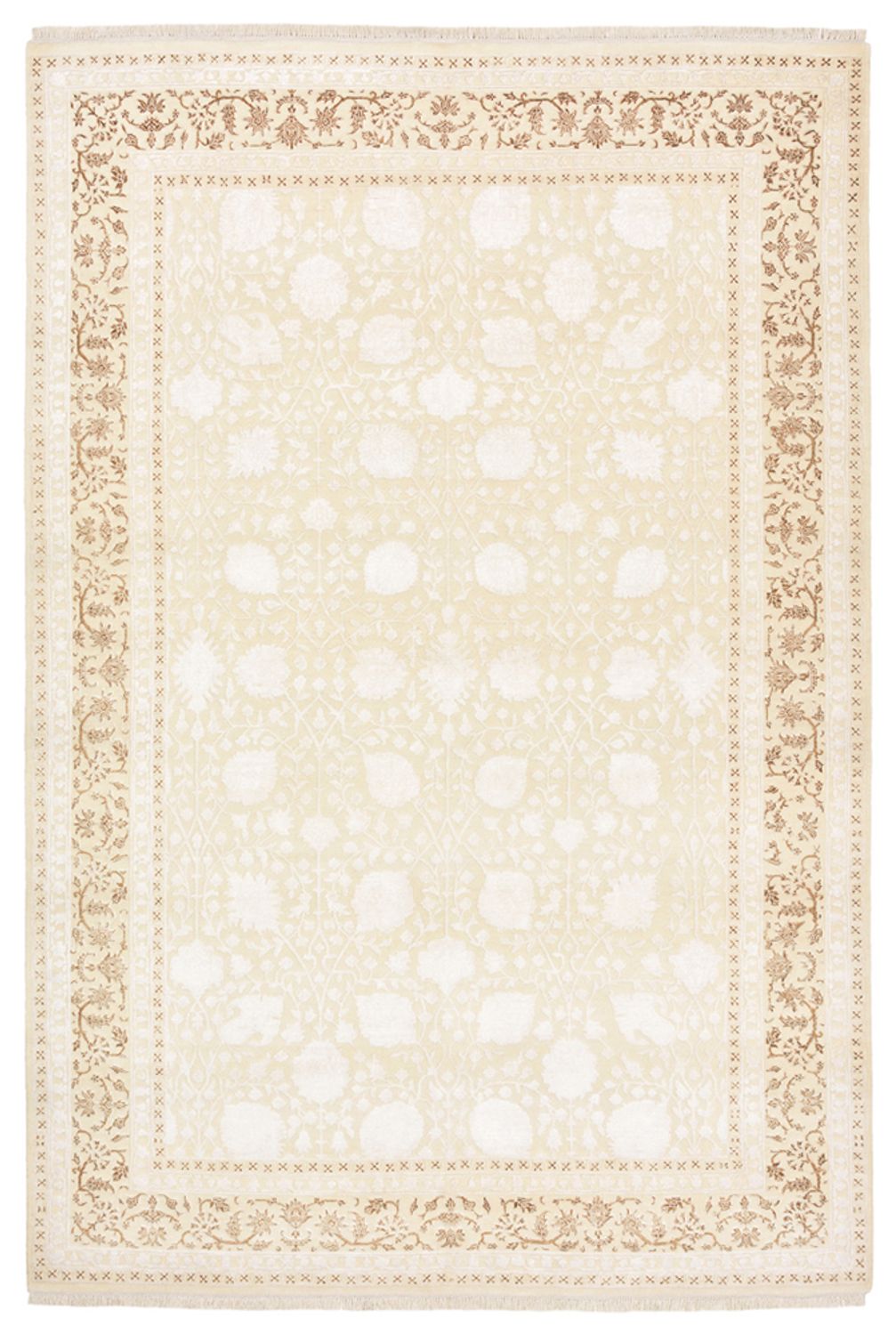 Oriental Carpet - 294 x 199 cm - grädde