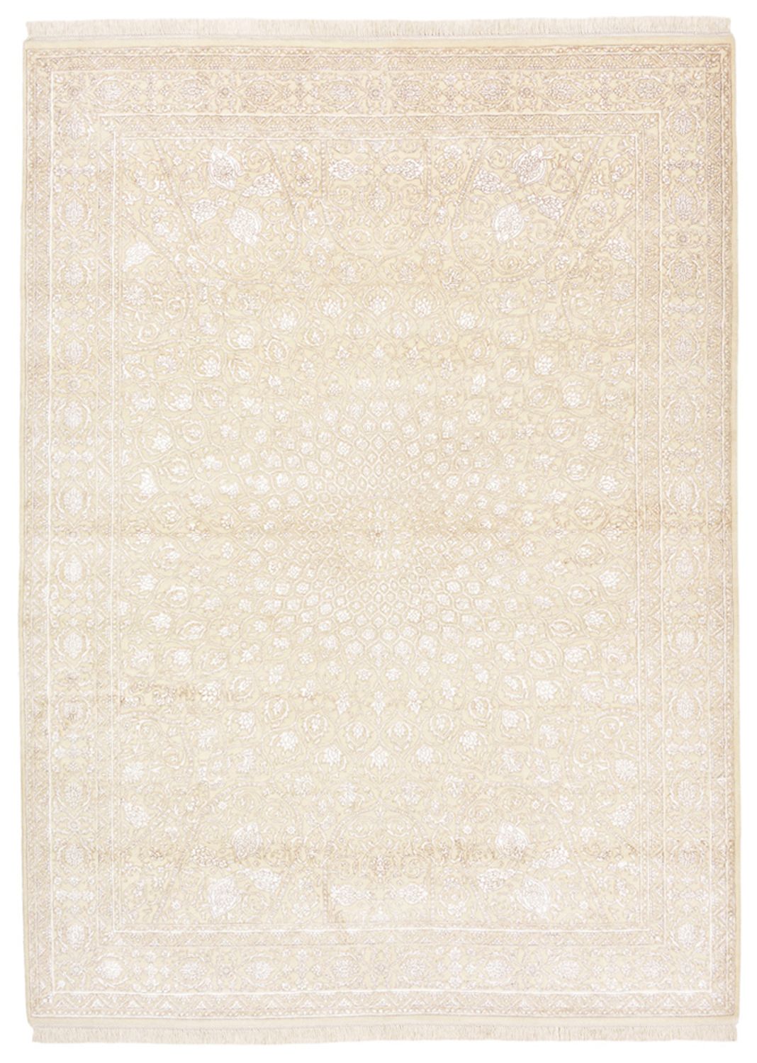 Oriental Carpet - 241 x 176 cm - grädde