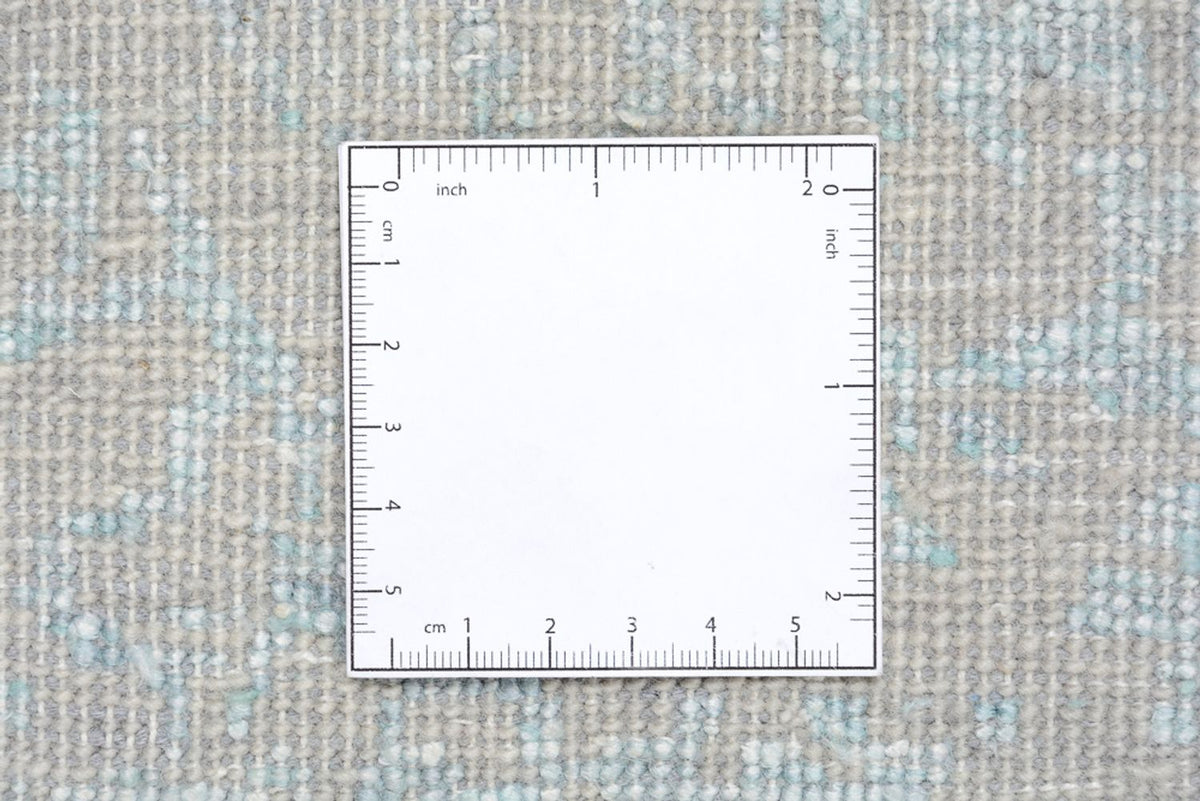 Designermatta - 401 x 307 cm - ljusblå