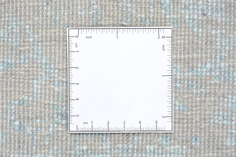 Designermatta - 401 x 307 cm - ljusblå