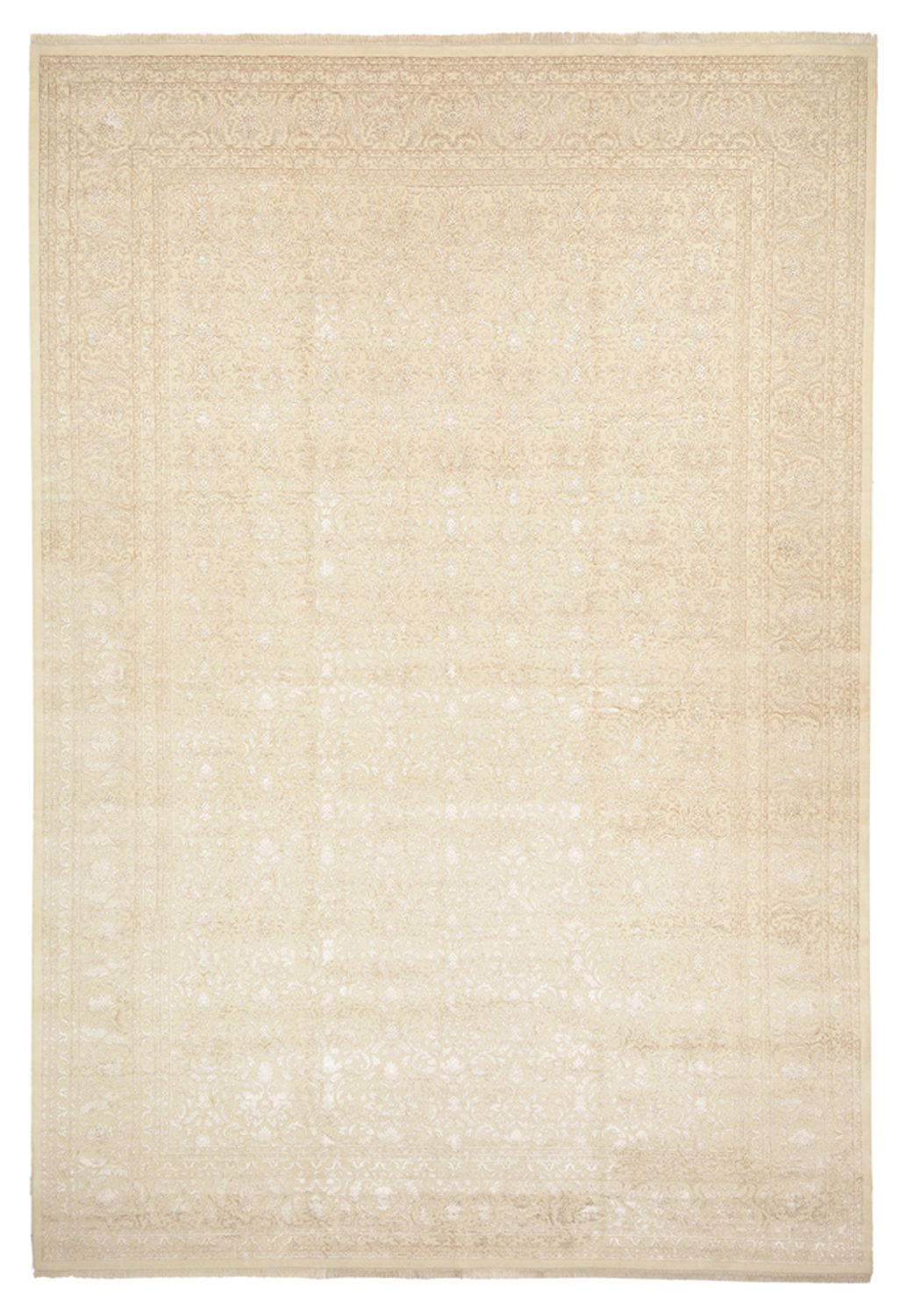 Designermatta - 541 x 364 cm - ljusbeige