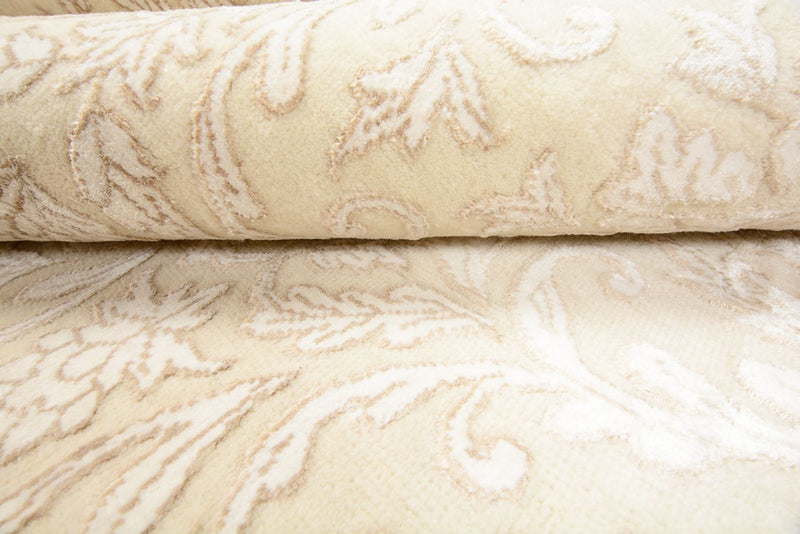 Designermatta - 541 x 364 cm - ljusbeige