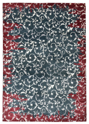 Designermatta - 242 x 171 cm - mörkgrå