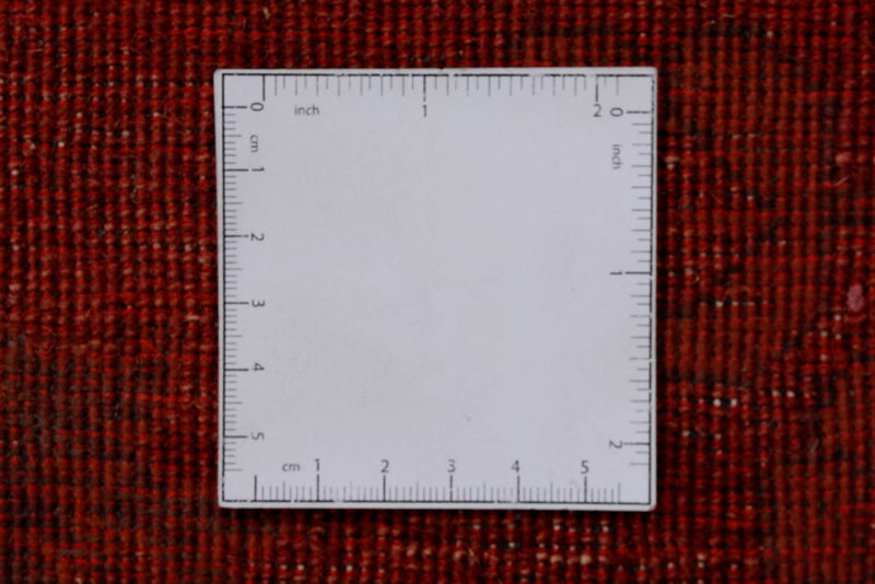 Designermatta - 238 x 171 cm - röd