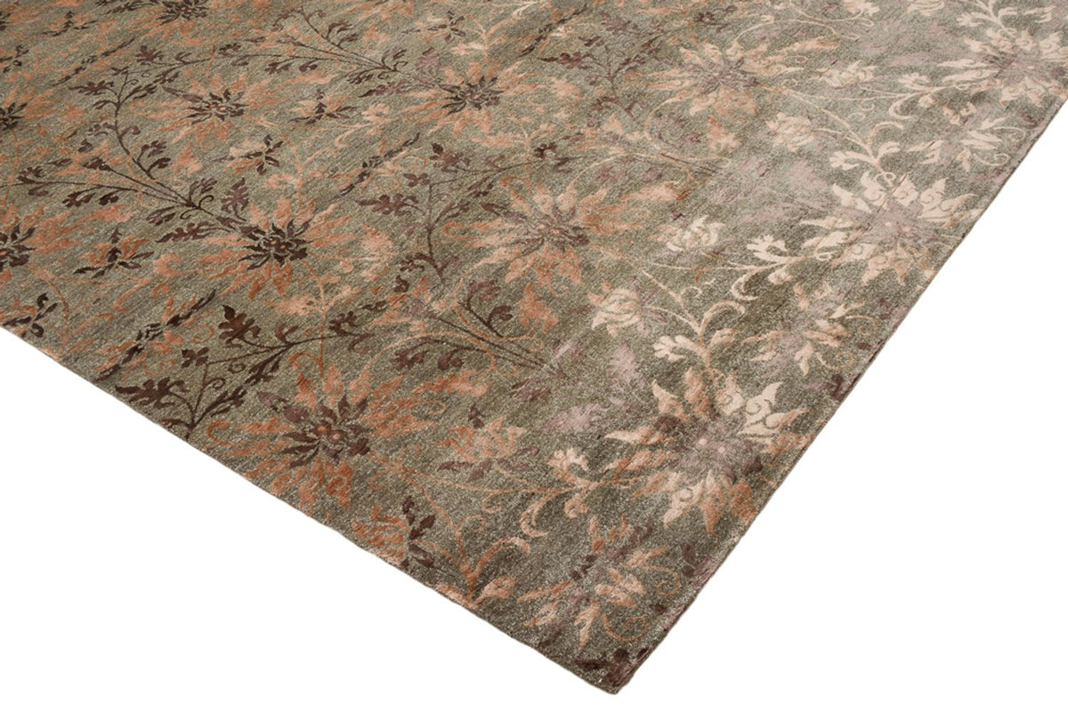 Designermatta - 302 x 204 cm - mörkbrun