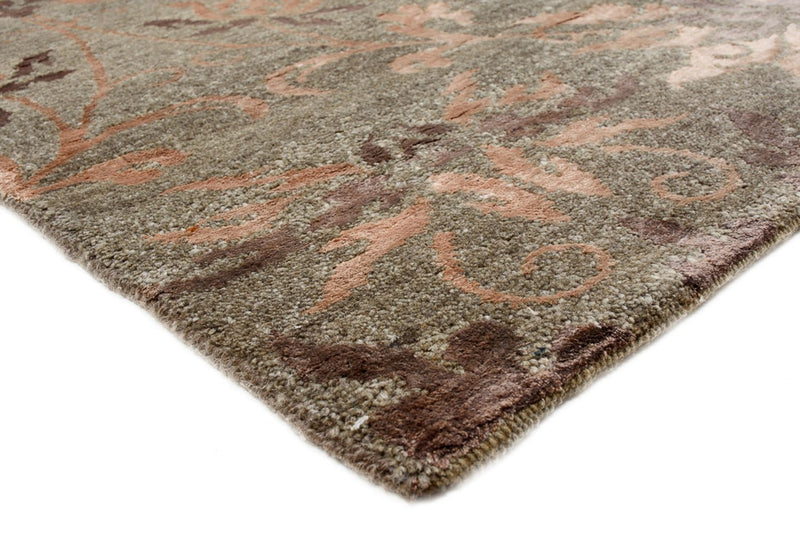 Designermatta - 302 x 204 cm - mörkbrun