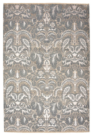 Designermatta - 304 x 205 cm - ljusgrå