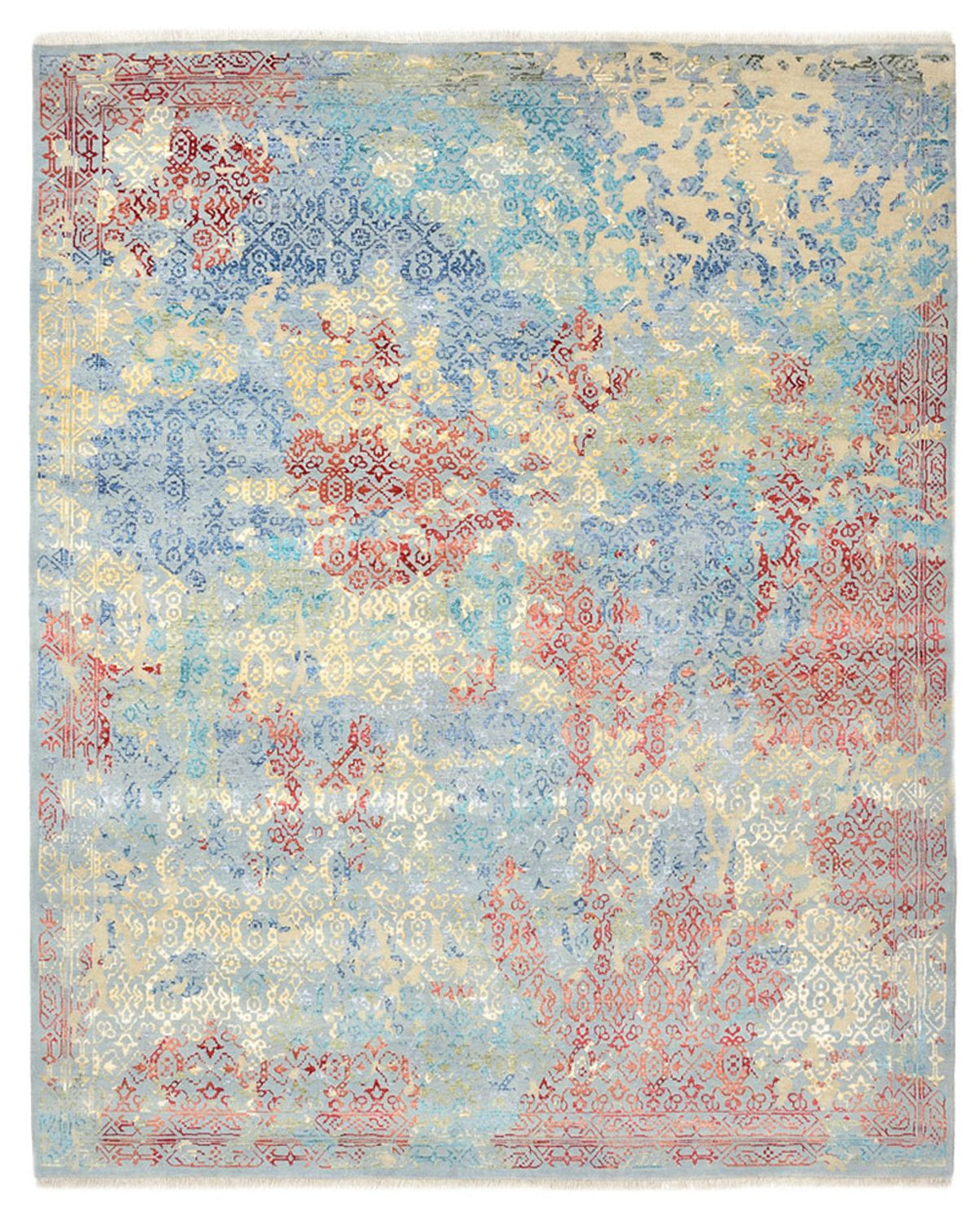 Designermatta - 294 x 239 cm - flerfärgad